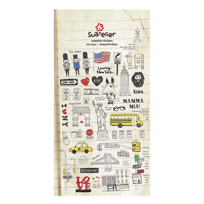Stickers New York Diary