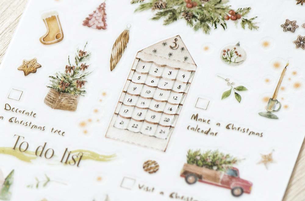 Stickers Transferibles 1022 Celebrate Merry Christmas