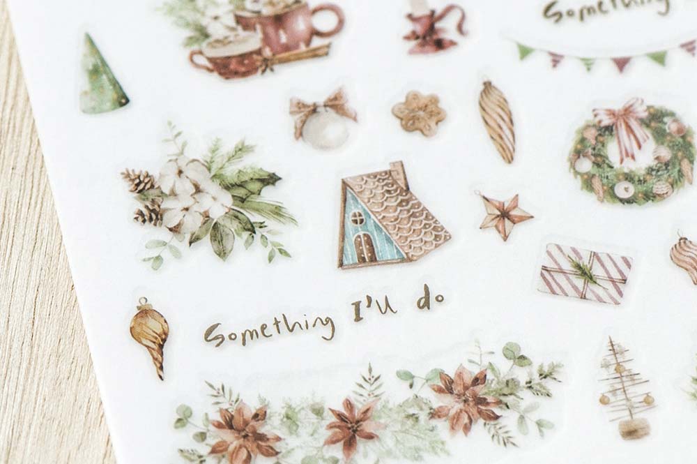 Stickers Transferibles 1022 Celebrate Merry Christmas