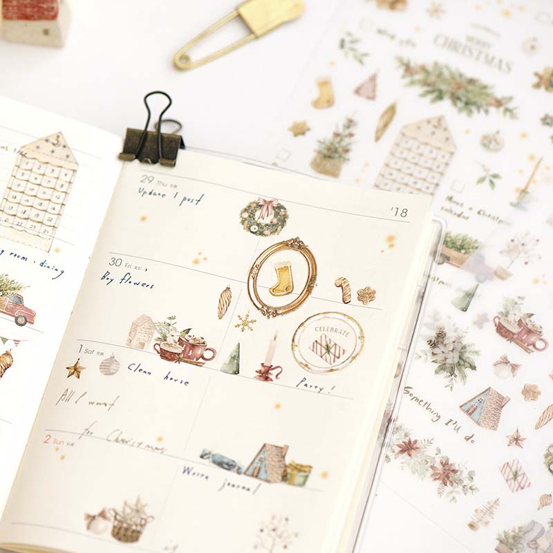 Stickers Transferibles 1022 Celebrate Merry Christmas