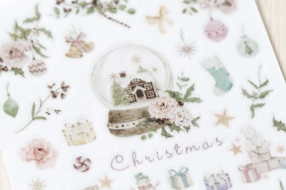 Stickers Transferibles 1025 Christmas Snowball