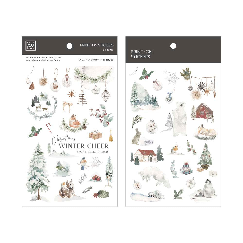 Stickers Transferibles 1026 Winter Cheer