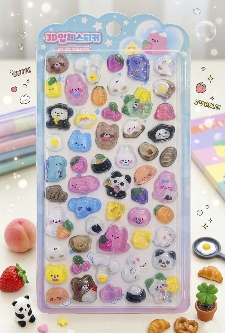 Stickers 3D Bubble Puffy 10