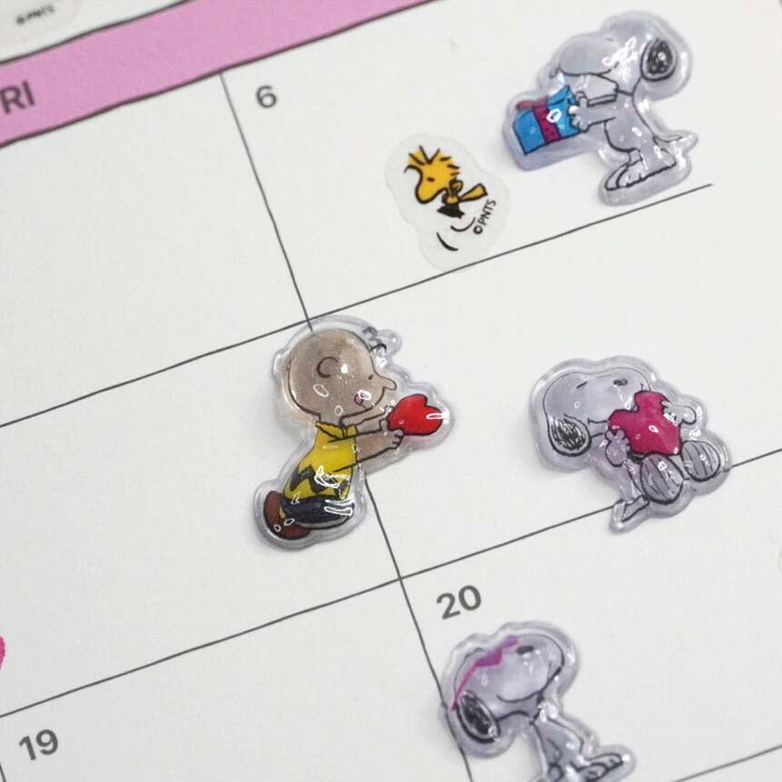 Stickers BonBon Drop Snoopy Peanuts Exercise