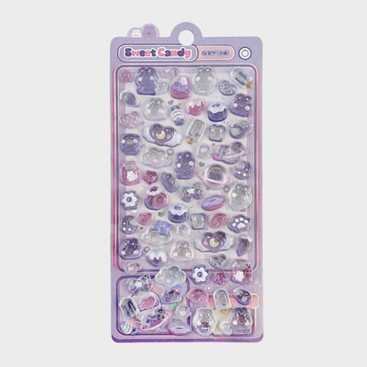 Stickers BonBon Drop Sweet Candy Series Purple