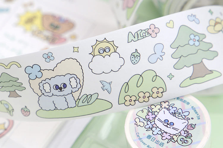 Washi Tape A Ball of Curls Spring Outing