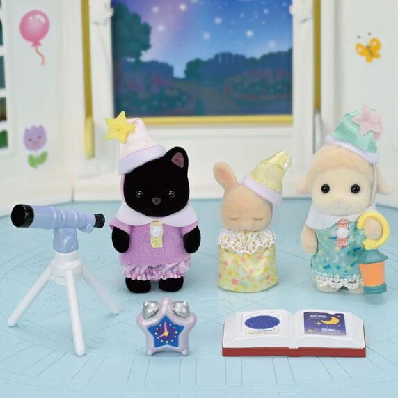 Sylvanian Families Amigos de la Guardería Fiesta de Pijamas