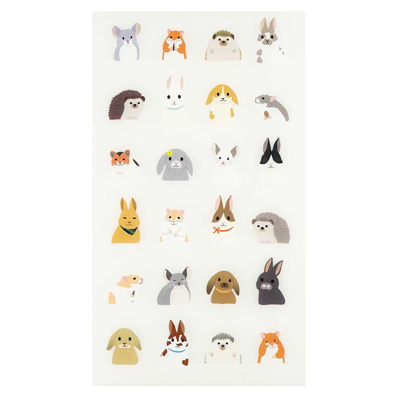 Stickers Animal Die-Cut Rabbit and Rodent