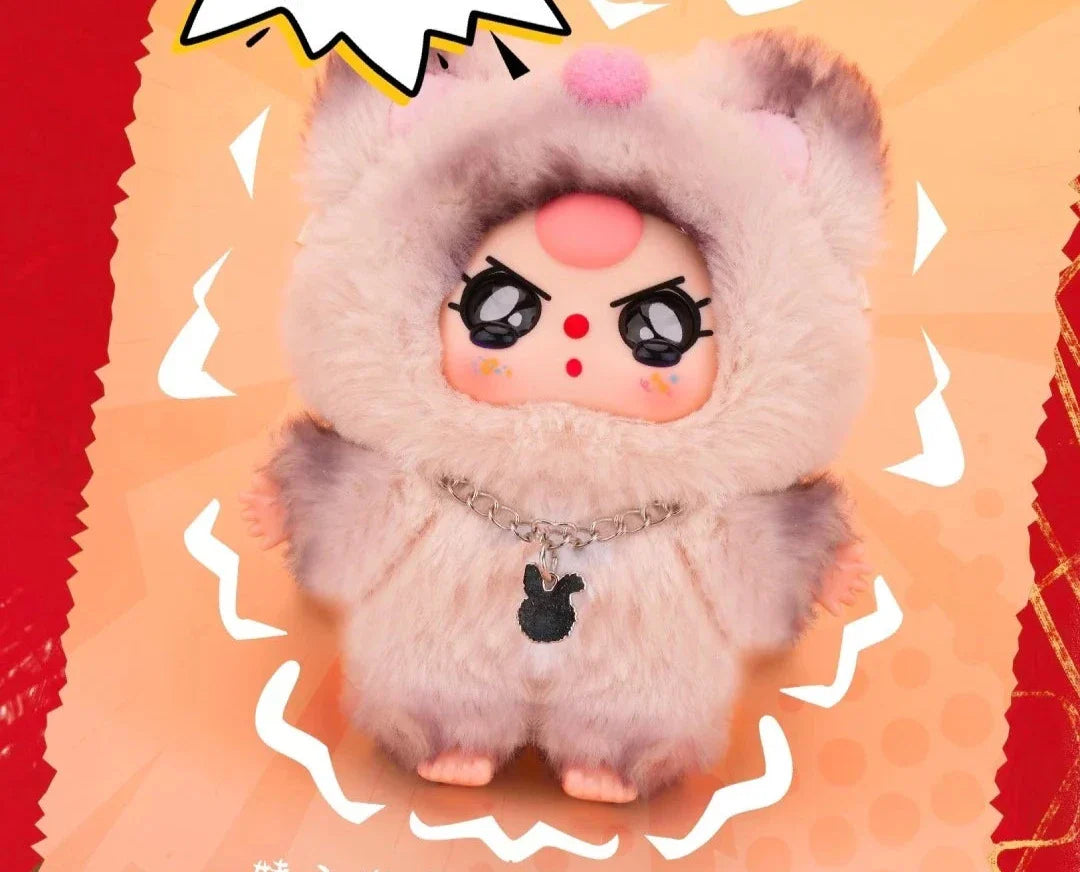 Blind Box Llavero Baby Three Cats and Dogs Plush Series