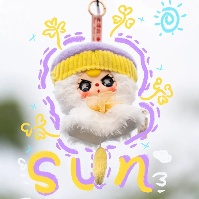Blind Box Llavero Baby Three Sunny Doll Plush Series