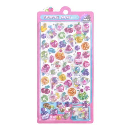 Stickers Bong Bong Drop Pink Fruits