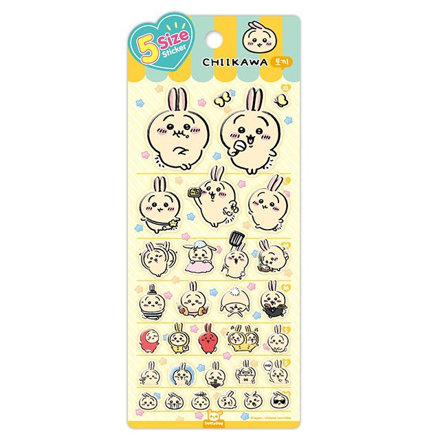 Stickers 5 Size Chiikawa Usagi