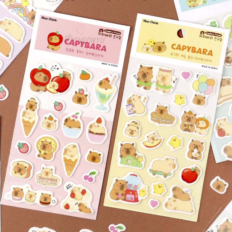 Stickers Capybara Pop Food