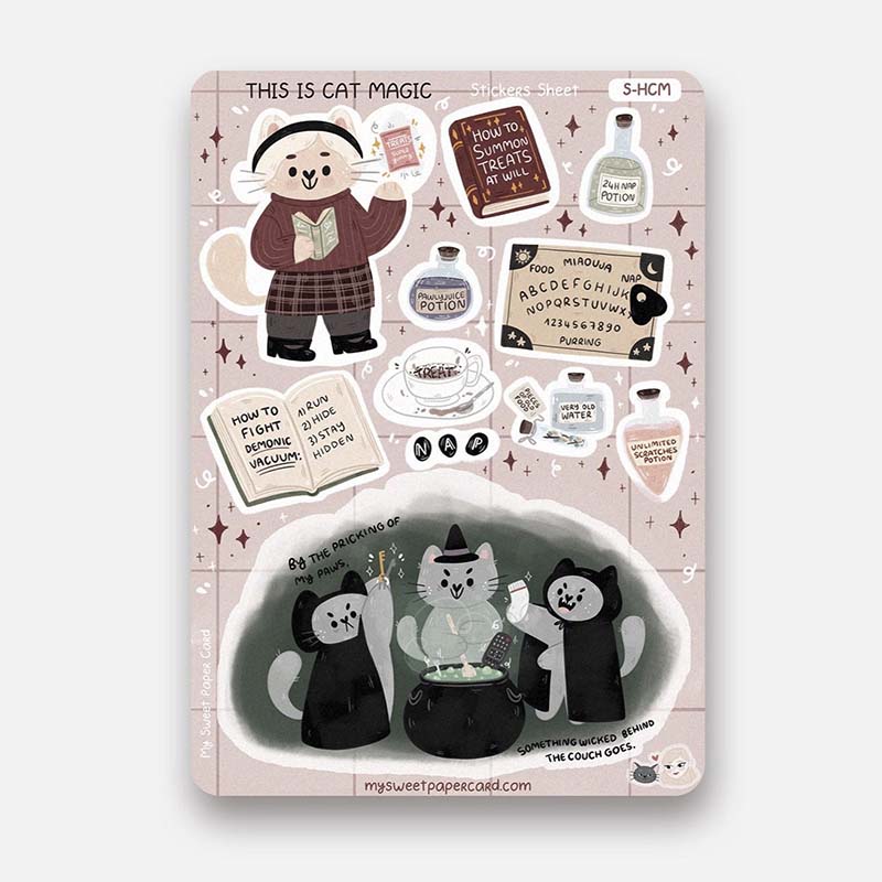 Stickers Cat Magic