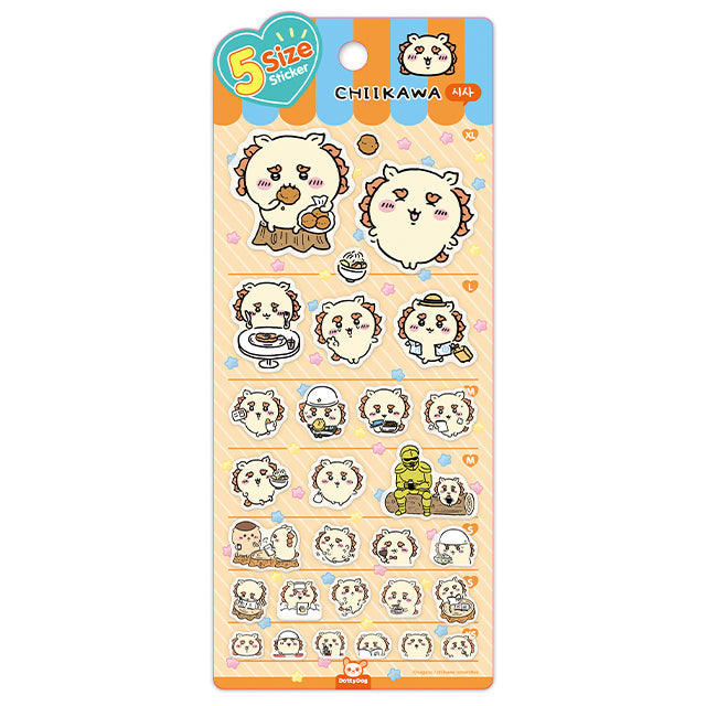 Stickers 5 Size Chiikawa Shisa