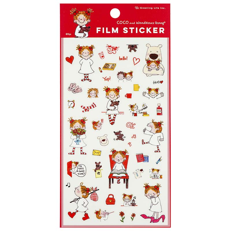 Stickers Coco and Wondrous Gang Red
