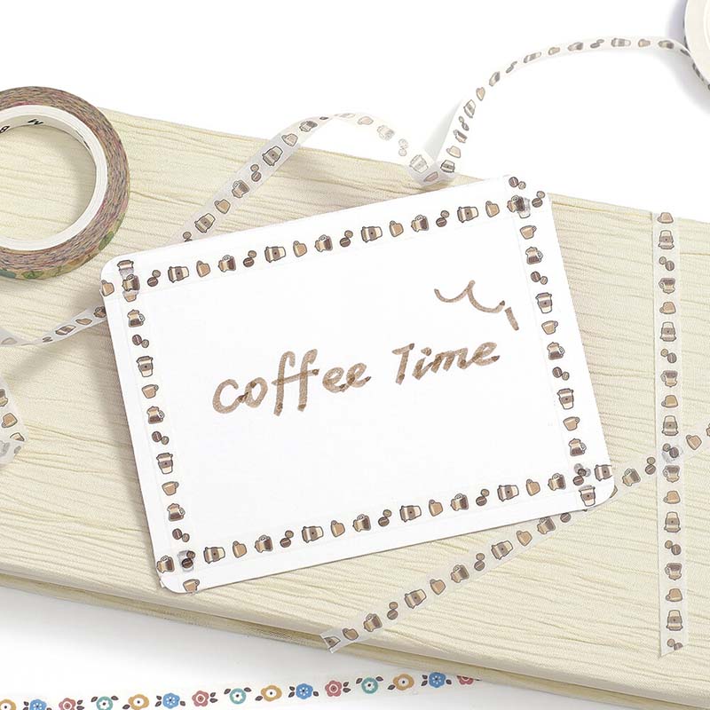 Washi Tape Slim Coffee Hour
