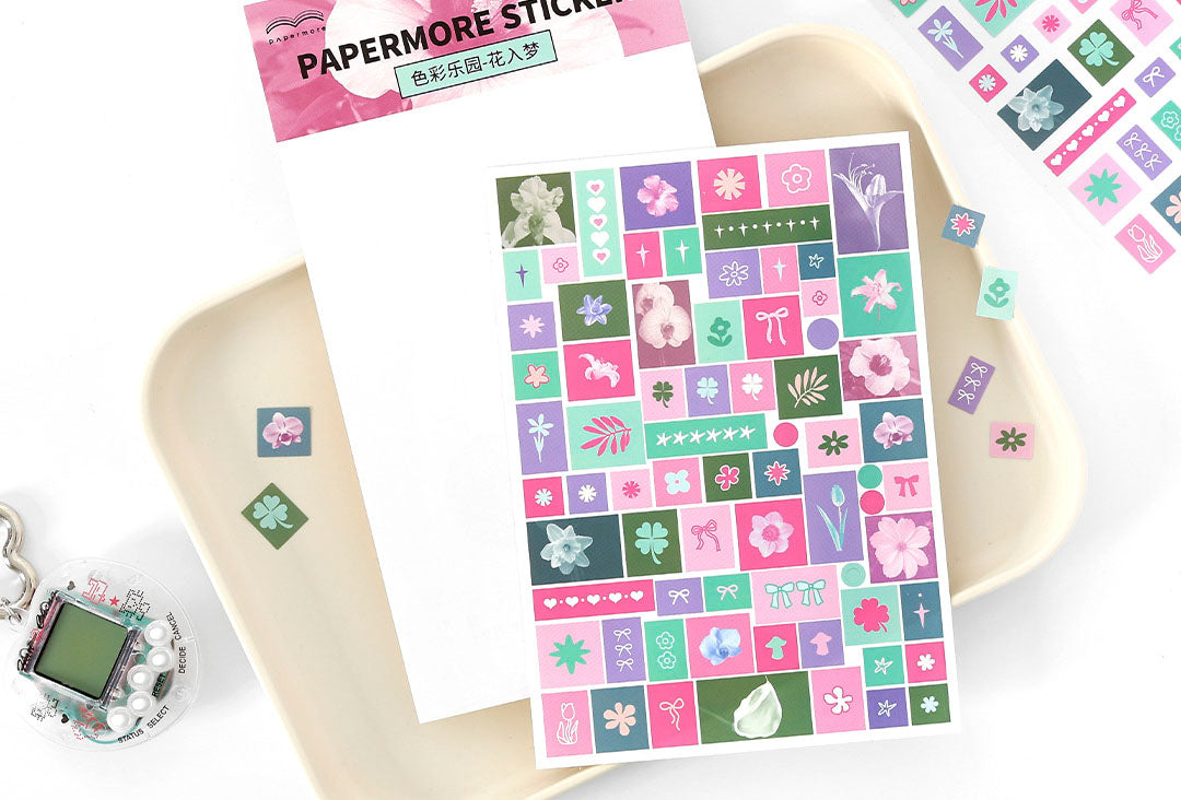 Stickers Colour Paradise Flowers