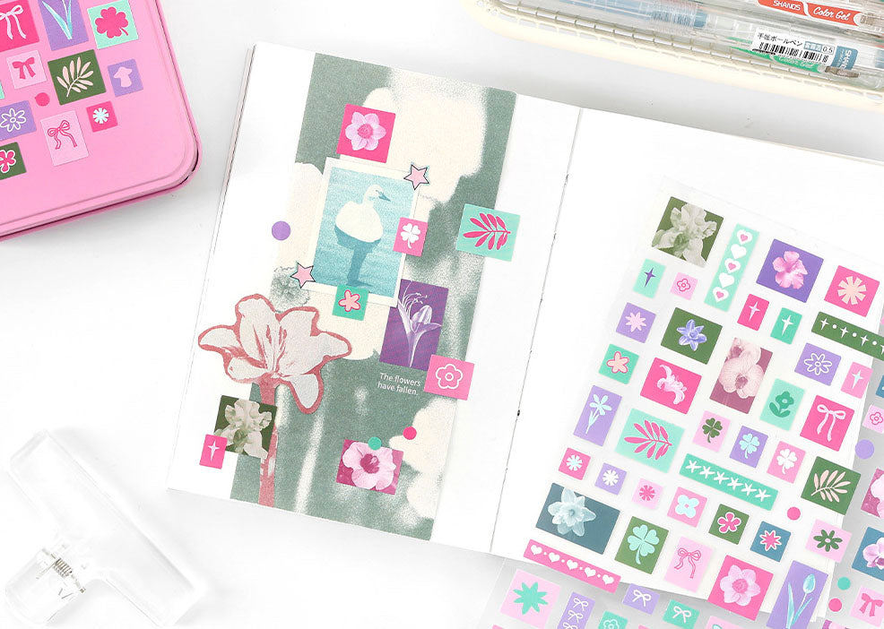 Stickers Colour Paradise Flowers