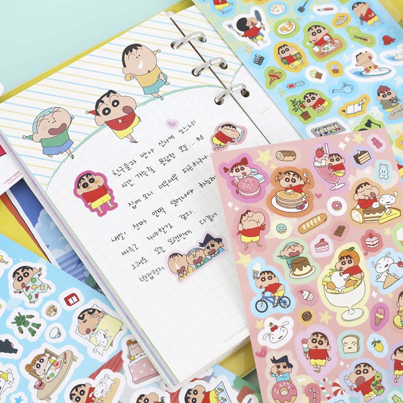 Stickers Crayon Shin-chan Daily Pink