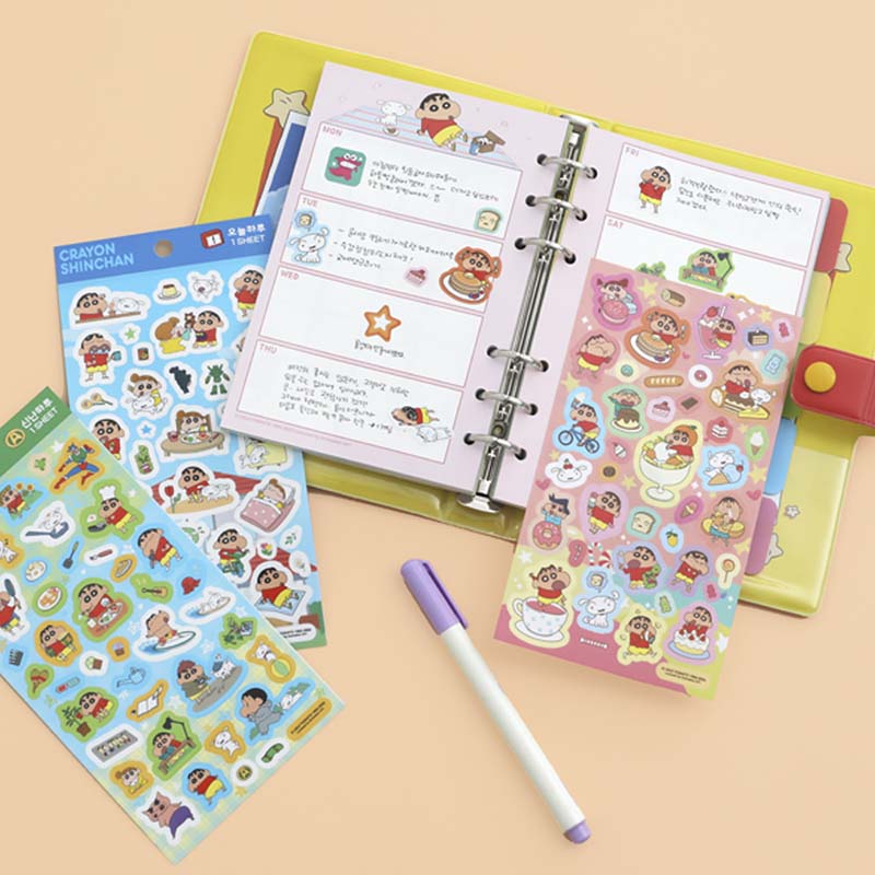 Stickers Crayon Shin-chan Daily Blue