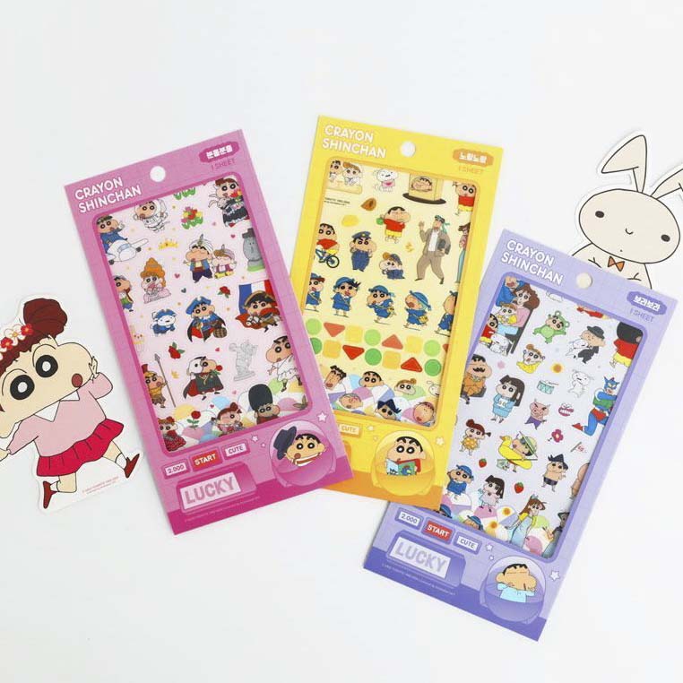 Stickers Crayon Shin-chan Lucky Purple