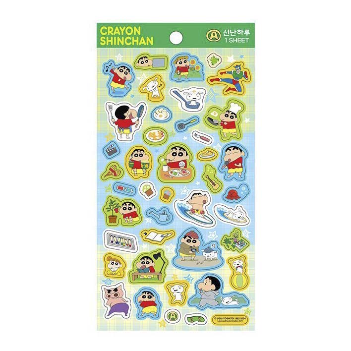 Stickers Crayon Shin-chan Daily Green