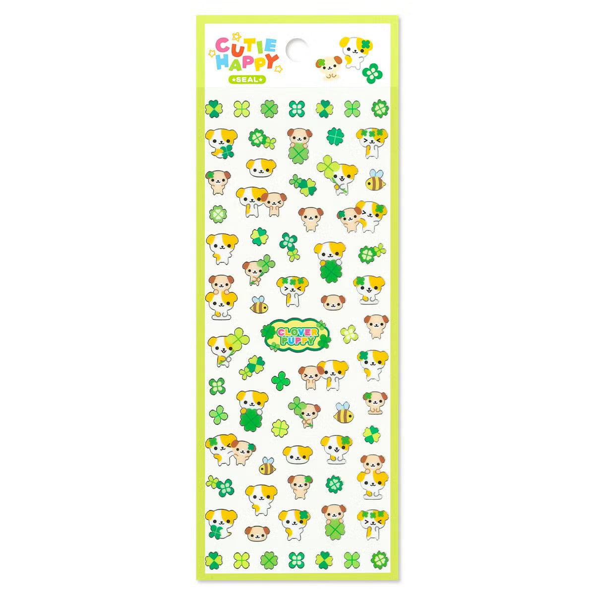 Stickers Cutie Happy Clover Puppy
