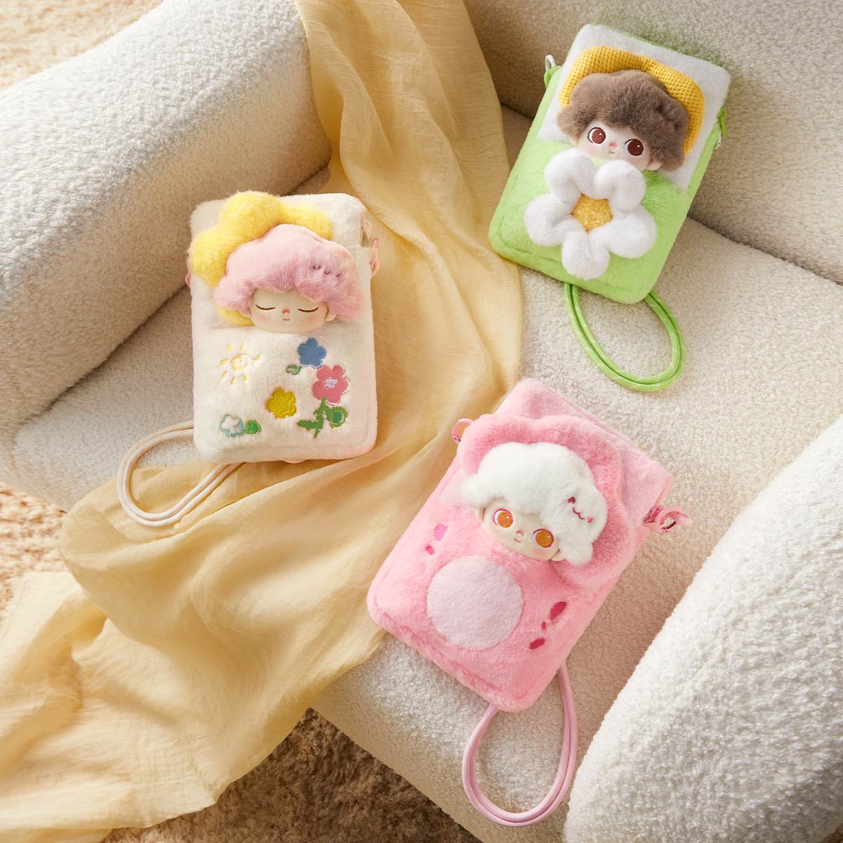 POP MART Blind Box DIMOO Weaving Wonders Series Quilt Phone Case