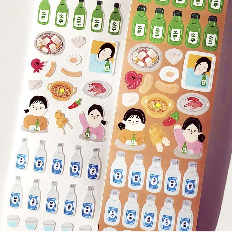 Stickers Drink Soju
