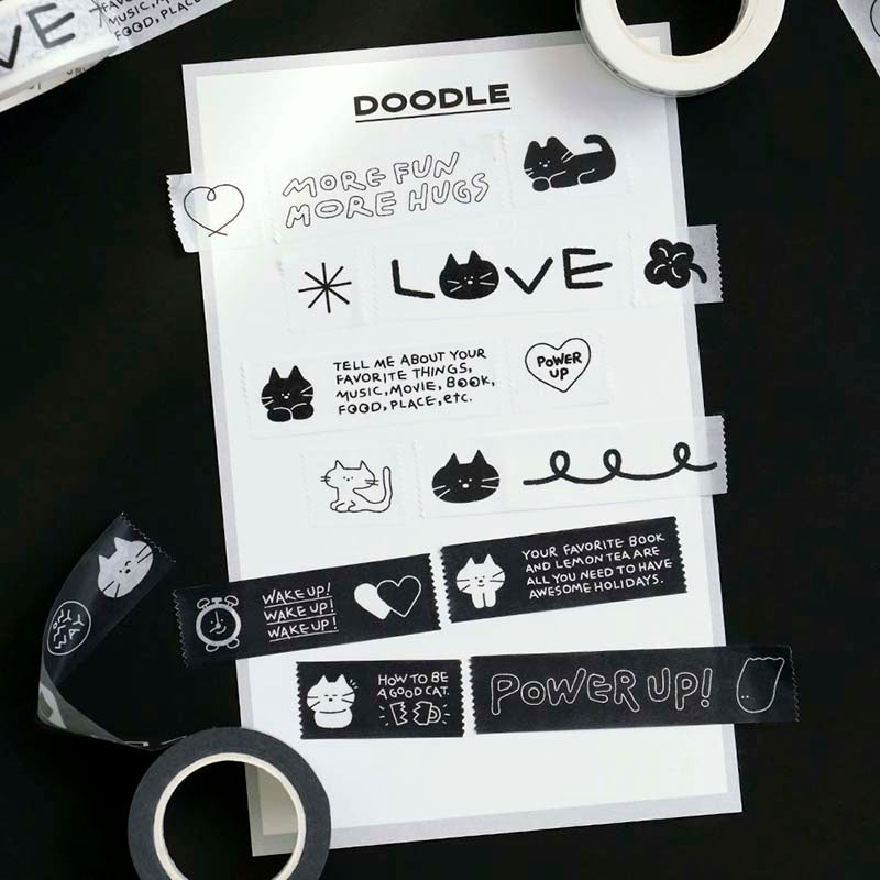 Washi Tape Doodle Power Up