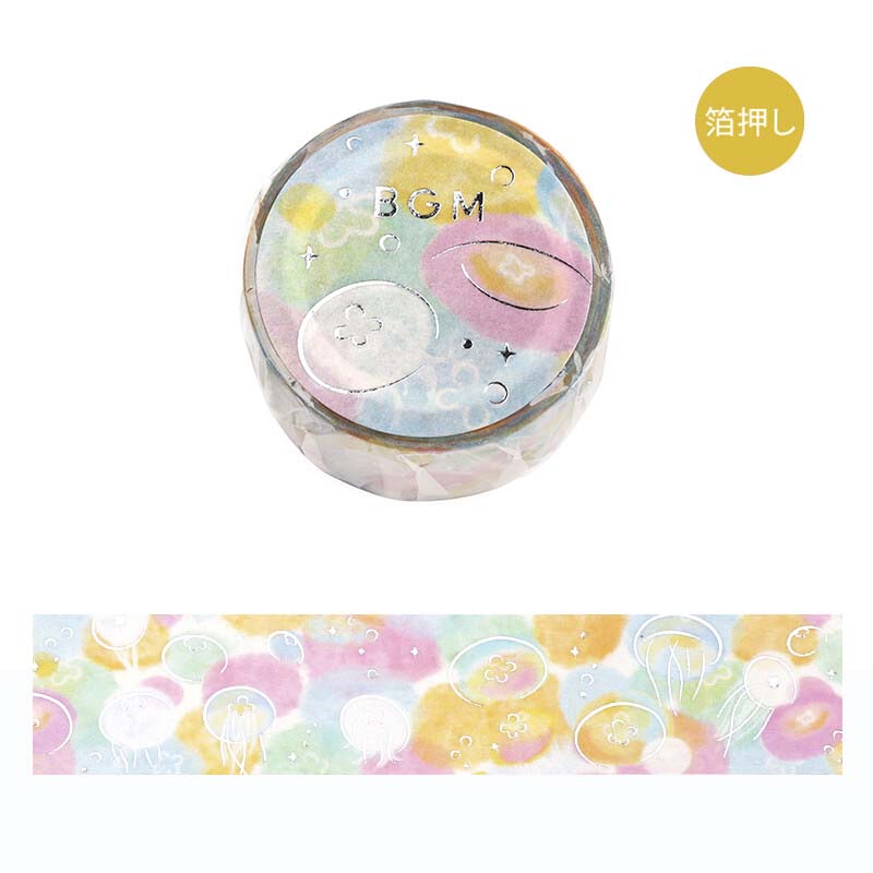 Washi Tape Foil Dreaming Landscape Jellyfish