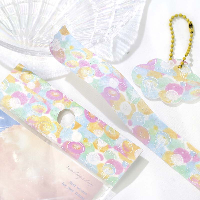 Washi Tape Foil Dreaming Landscape Jellyfish