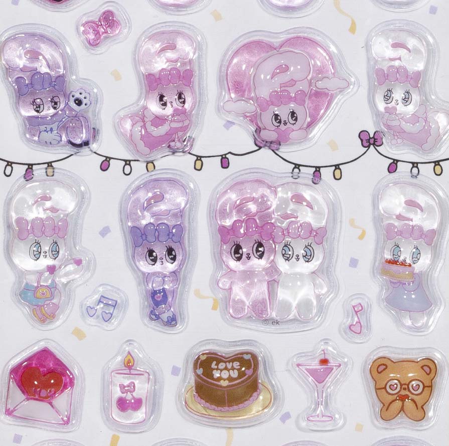 Stickers Esther Bunny Candy Yellow