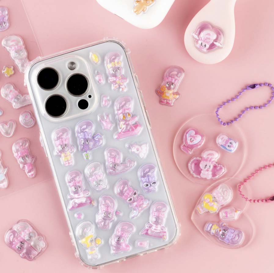 Stickers Esther Bunny Candy Purple