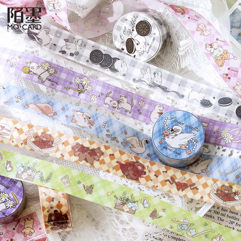 Washi Tape Fairytale Courtyard Cherry Bear