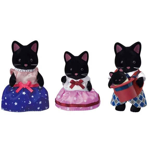 Sylvanian Families Familia Gato Medianoche (Disponibles Individuales)