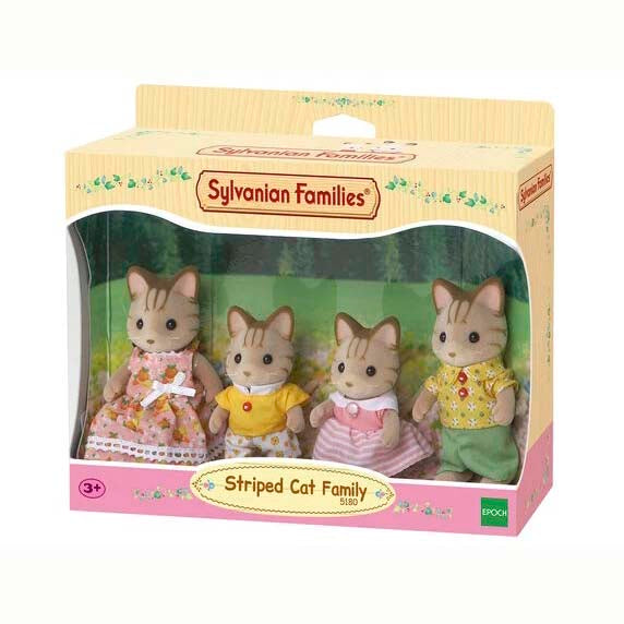 Sylvanian Families Familia Gato de Rayas (Disponibles Individuales)