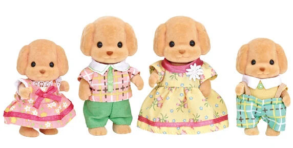 Sylvanian Families Familia Perro Caniche (Disponibles Individuales)