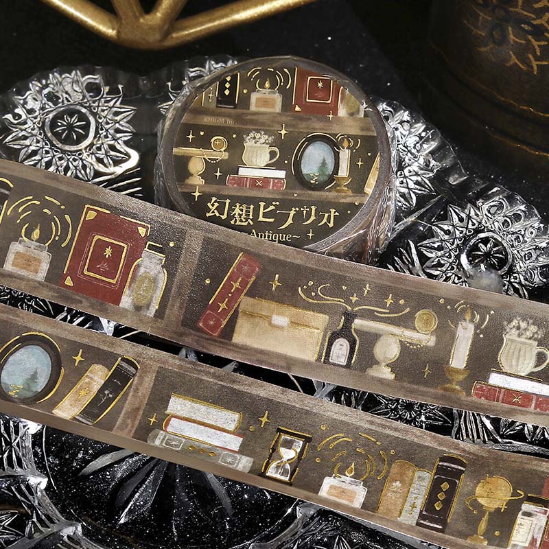 Washi Tape Foil Fantasy Bibliophile Antique