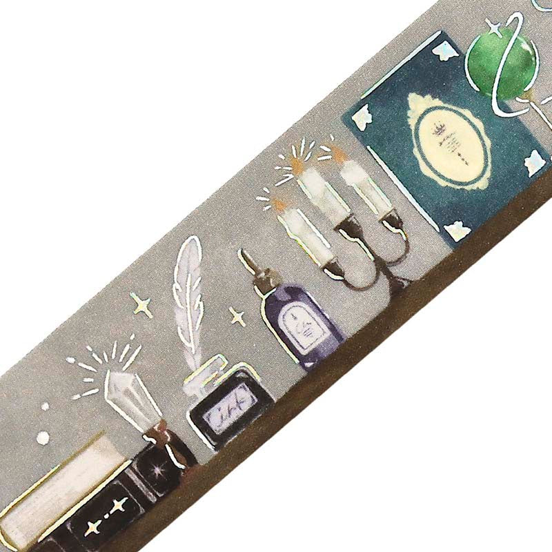 Washi Tape Foil Fantasy Bibliophile Grimoire