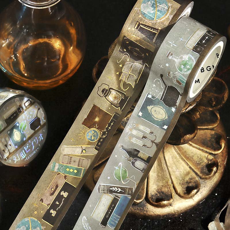 Washi Tape Foil Fantasy Bibliophile Grimoire