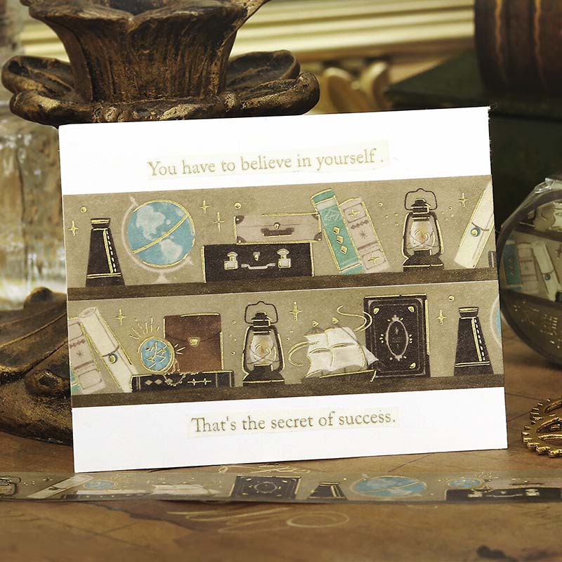 Washi Tape Foil Fantasy Bibliophile Travel