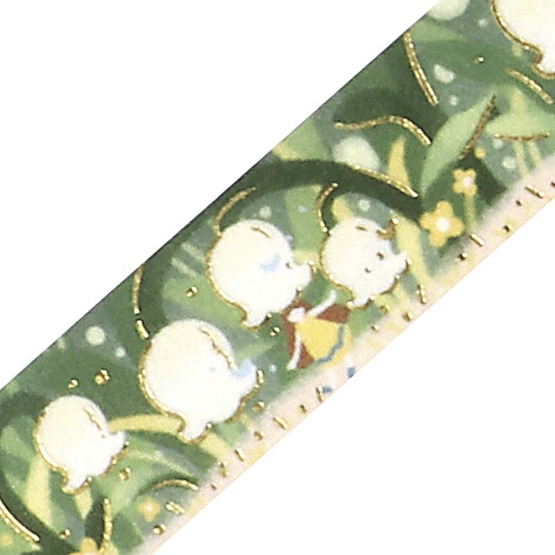 Washi Tape Foil Flower Story Lily Of The Valley