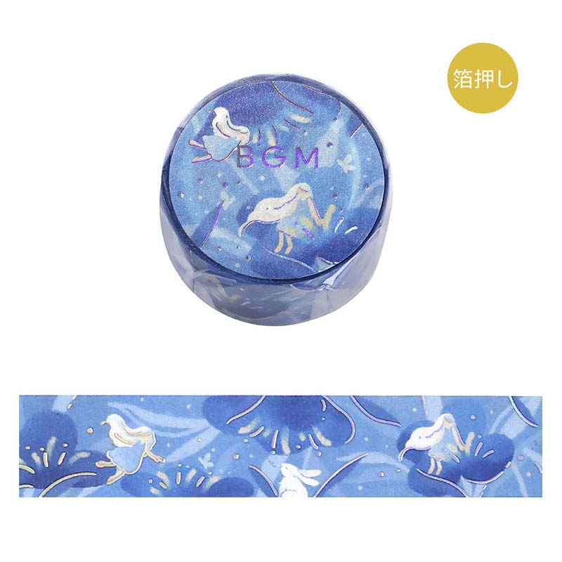Washi Tape Foil Flower Story Night Scent