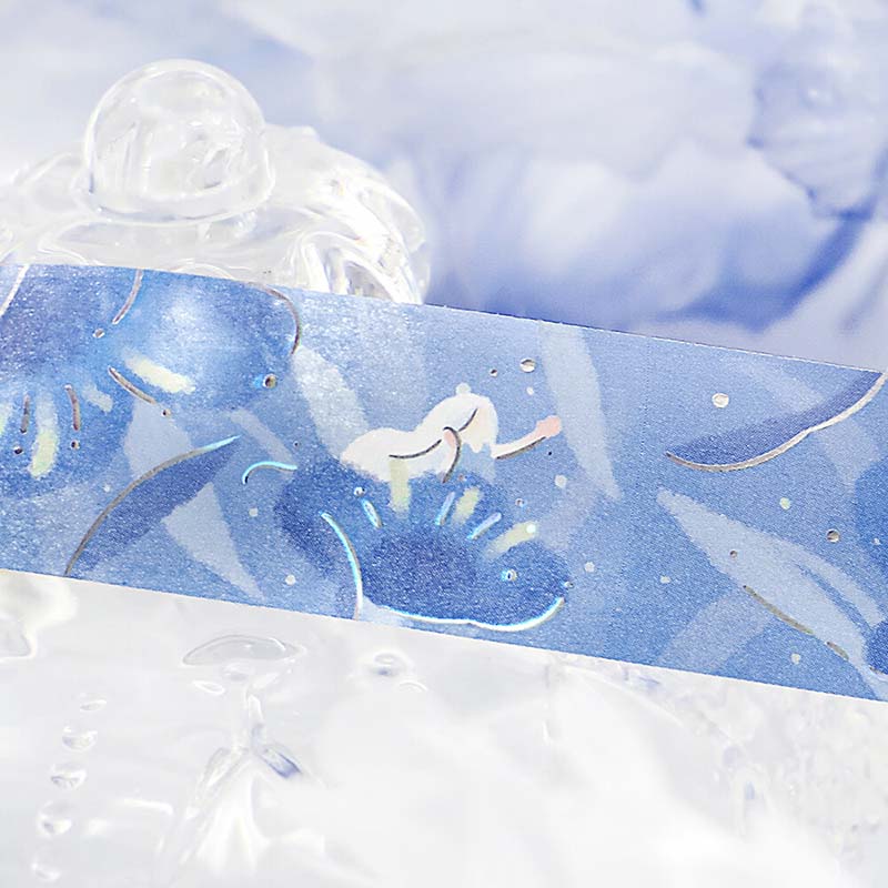 Washi Tape Foil Flower Story Night Scent