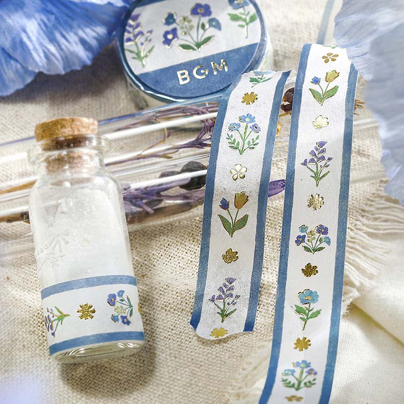 Washi Tape Foil Flower Ribbon