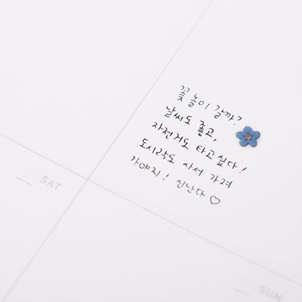 Stickers de Flores Prensadas Forget Me Not