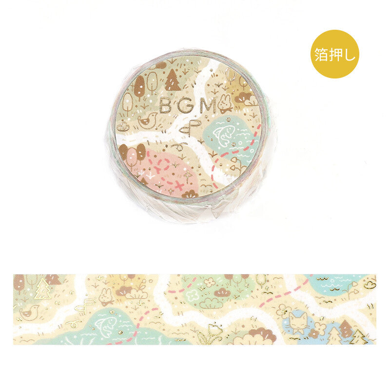 Washi Tape Foil Mysterious Journey Map