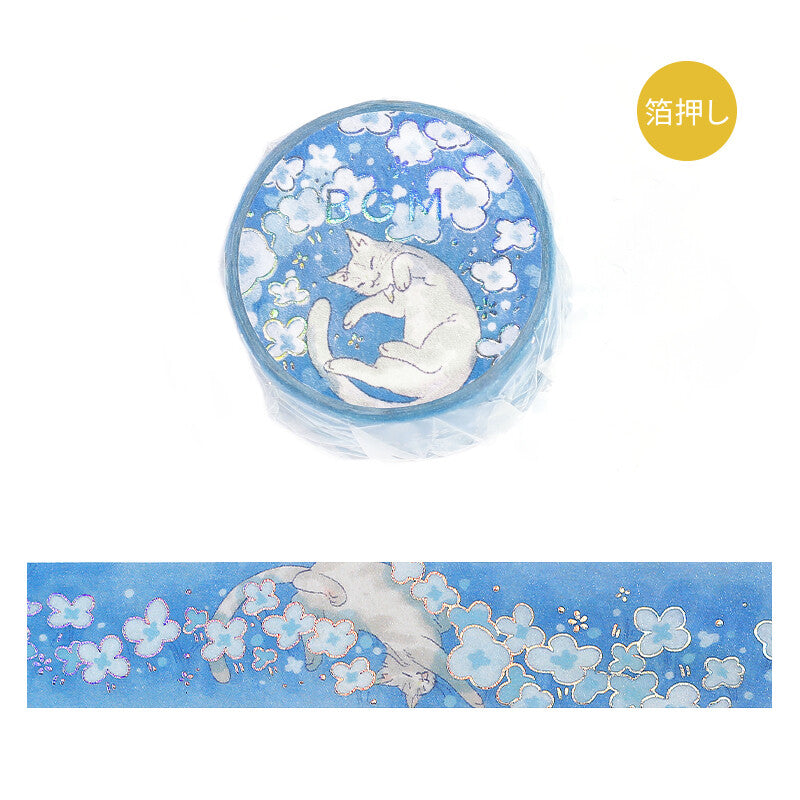 Washi Tape Foil Mysterious Journey Neko Land